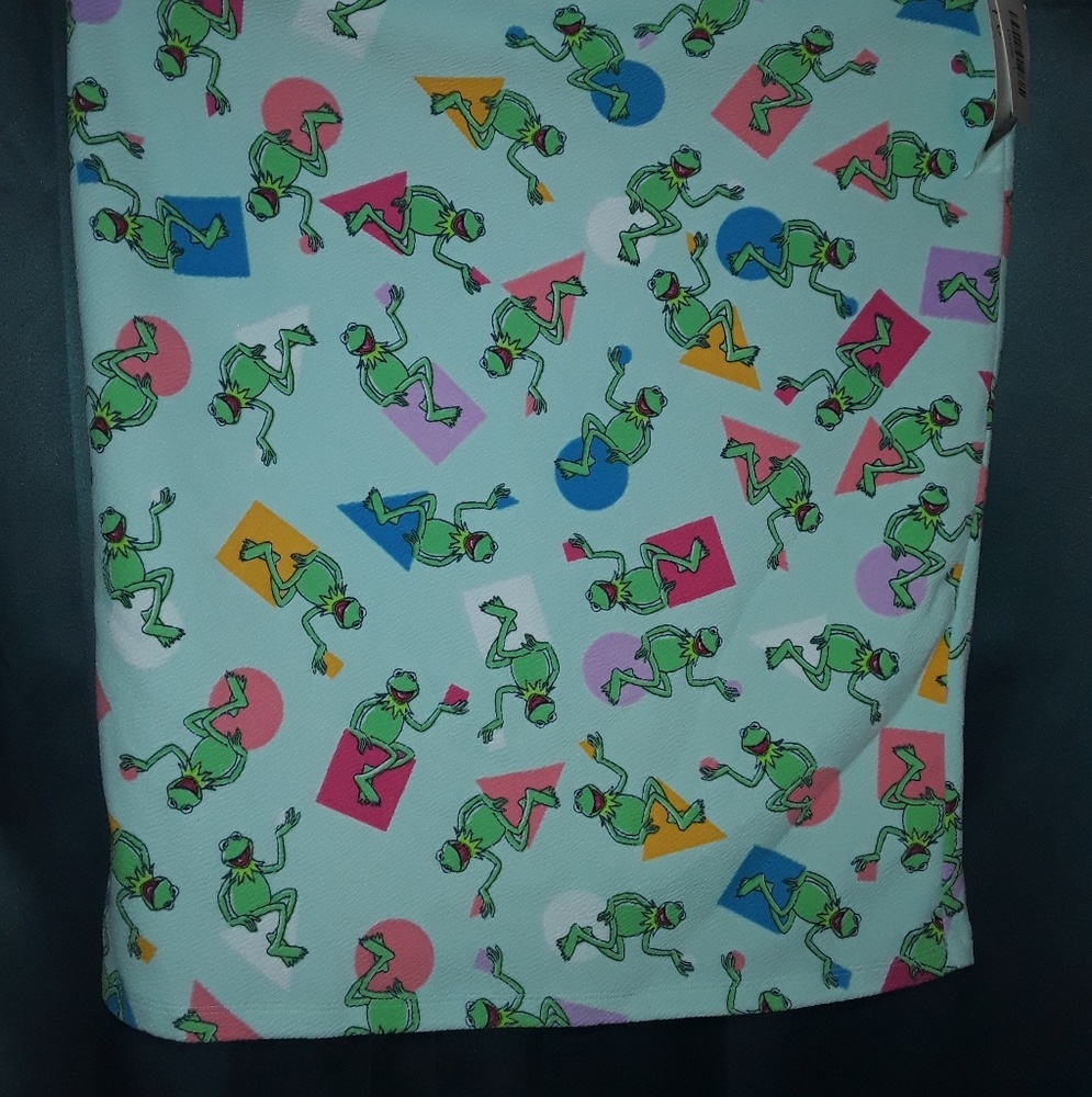 Kermit the frog Cassie pencil skirt